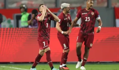 Jugadores de la selección venezolana