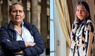 Marelbys Meza y Laura Sarabia.