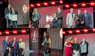 Imágenes de la premiación.