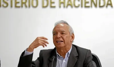 Ricardo Bonilla, ministro de Hacienda.