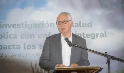 El Ministro de Salud, Guillermo Alfonso Jaramillo.