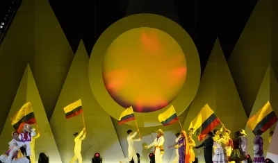 Mostrando la diversidad de Colombia, Barranquilla recibió la bienvenida a los Panamericanos 2027