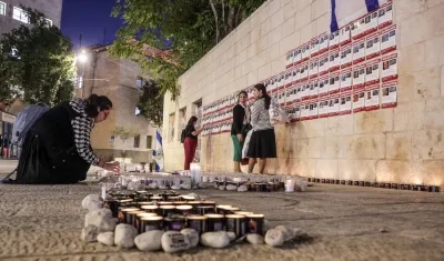 Imagen del encendido de las velas.