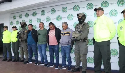 Narcotraficantes capturados.