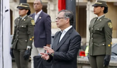 El Presidente Gustavo Petro.