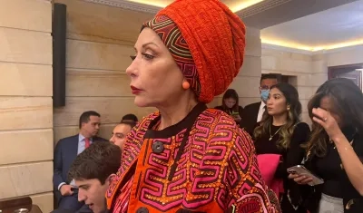 La senadora Piedad Córdoba.