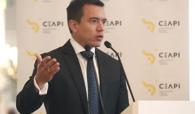 El presidente electo de Ecuador, Daniel Noboa. 