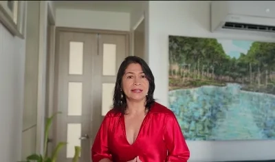 La presidenta de Acopi, Rosmery Quintero.