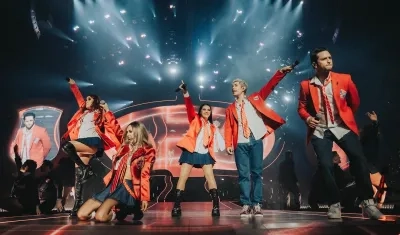 Agrupación RBD en Medellín.