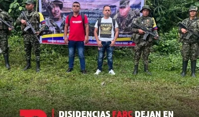 Richard Vargas y Jesús Basante, liberados este sábado.