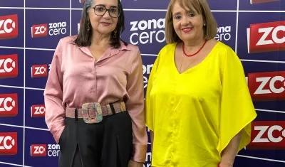 Ruth y Aura Pareja, integrantes de la 'Veeduría Género Mujer'.