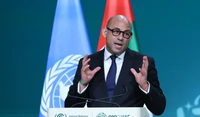 El secretario ejecutivo de Cambio Climático de la ONU, Simon Stiell.