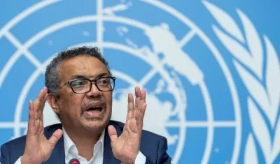 El director general de la OMS, Tedros Adhanom Ghebreyesus.