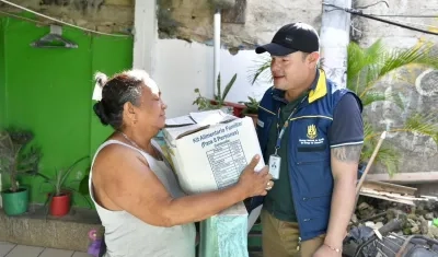 UNGRD atiende población afectada en San Andrés.