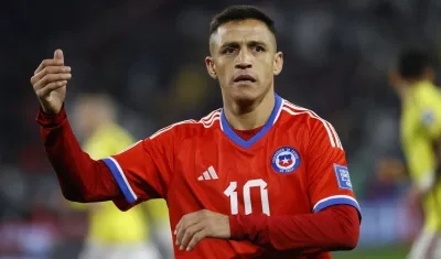 Alexis Sánchez, delantero de la selección chilena. 