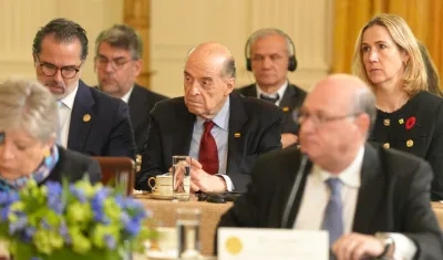  El canciller de Colombia, Álvaro Leyva, en la reciente Cumbre de la Alianza para la Prosperidad Económica en las Américas en EE.UU.