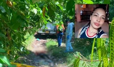 Olga Lucía Zuleta fue hallada sin vida en esta zona enmontada