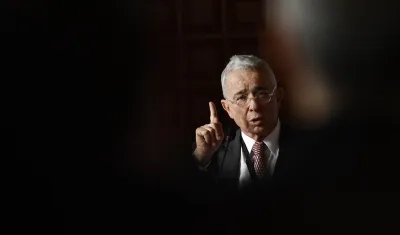 Álvaro Uribe Vélez, expresidente de Colombia. 