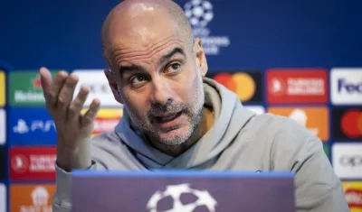 Pep Guardiola, entrenador del Manchester City. 