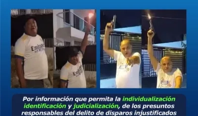 Comunicado entregado por la Policía Metropolitana de Santa Marta.