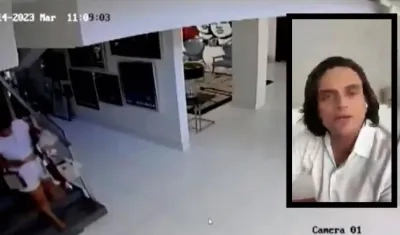 El video muestra a la hija de la capturada con algunos objetos de valor. En el recuadro, Silvestre Dangond