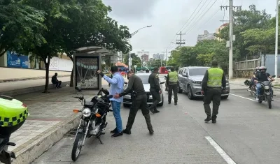Operativos de control en las calles de la ciudad.