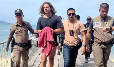 El español Daniel Sancho, acusado del asesinato del colombiano Edwin Arrieta