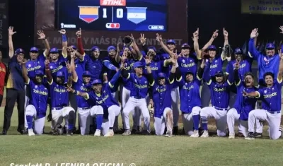 La Selección Colombia de béisbol ganó los seis juegos disputados en el Premundial.  