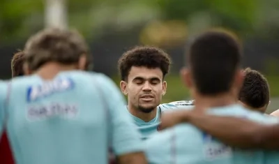 Luis Díaz, autor de los dos goles de la victoria de Colombia sobre Brasil. 