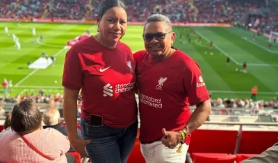 Luis Manuel Díaz junto a su esposa Cilenis Marulanda, en una foto de archivo