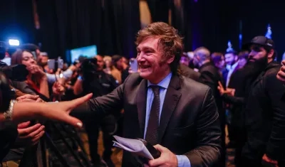 Javier Milei, minutos antes de dirigirse a los argentinos esta noche