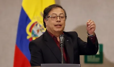 Gustavo Petro, presidente de Colombia, criticó duramente al ELN. 