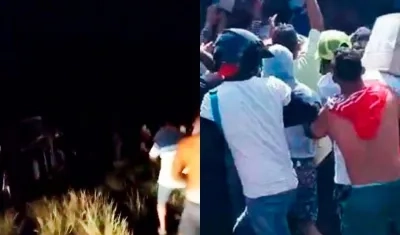 Las dos escenas de saqueos en menos de 12 horas en la vía Ciénaga- Barranquilla