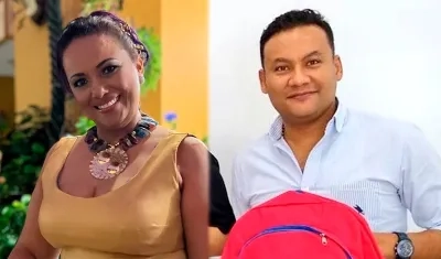 Amalfi María Gaviria Ramos, Secretaria General Soledad, y Deiber Conrado Niebles, Secretario de Gestión Social.