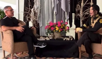 Jorge Cura en la entrevista con Ana Del Castillo