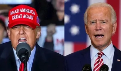 Donald Trump y Joe Biden.