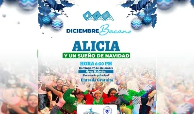 Una obra y espectáculo musical este domingo.