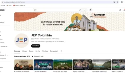 Canal de YouTube de la JEP