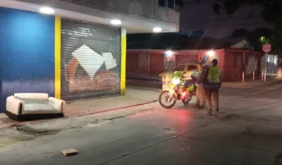 Lugar del ataque a bala en Carrizal el 30 de noviembre.