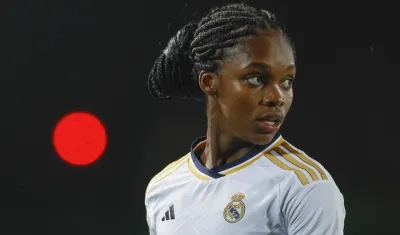 Linda Caicedo, delantera colombiana del Real Madrid. 