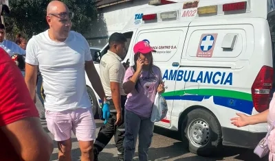 Accidente de tránsito en la Vía 40.