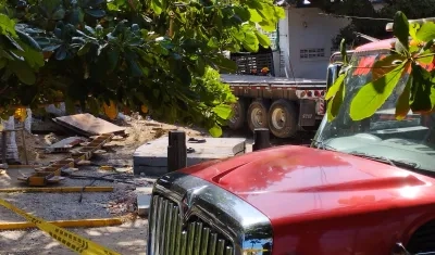 Accidente en Hotel Pradomar.