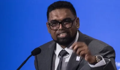El presidente de Guyana, Irfaan Ali.