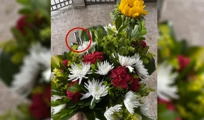 Los objetos aparecieron en la puerta de la casa del comunicador.