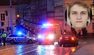 David Kozák, autor de la matanza. 