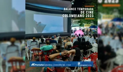 Entrega de balance del cine colombiano.