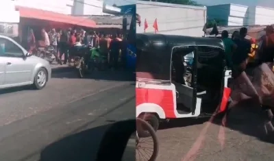 Barrio Las Ferias de Soledad, donde asesinaron al taxista.