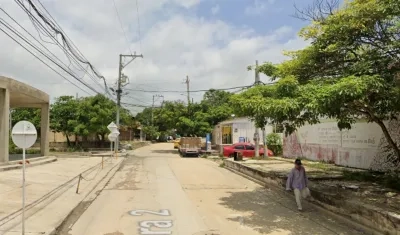 Aspecto del barrio Las Margaritas, en Soledad. 