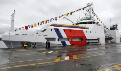 Buque de la Armada Nacional. 