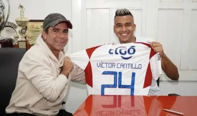 Víctor Cantillo tiene 30 años.